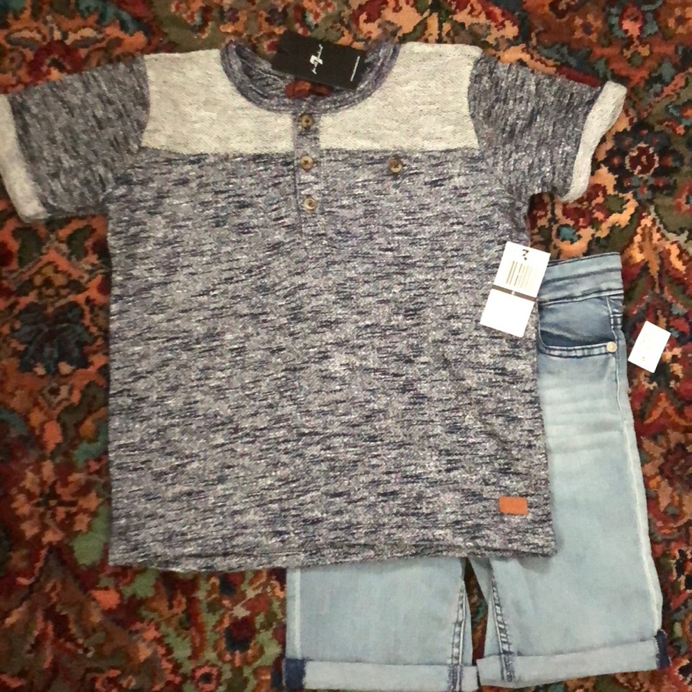 7 For All Mankind Shorts Set